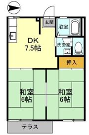 ファミールコーポ高屋 7棟の間取り画像