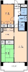 カントリーハウス椿Iの間取り画像