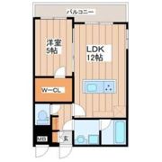 LUANA・AIR・RESIDENCE五橋の間取り画像