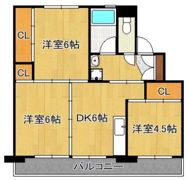 ビレッジハウス片島2号棟の間取り画像