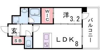 レオンコンフォート神戸ハーバーウエストの間取り画像