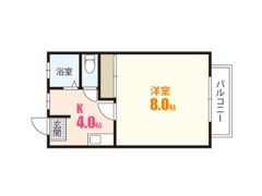 ステュディオAの間取り画像