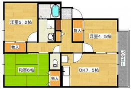 グリーンパレスヤワダの間取り画像