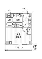 ALTERNA菊川Ⅱの間取り画像