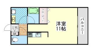 パレス東洋神戸6号館の間取り画像
