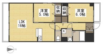 ラシュレ浜野の間取り画像