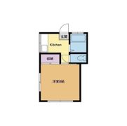 コーポFの間取り画像