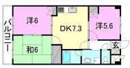 鴨川パークハイツの間取り画像
