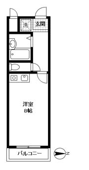 ポンデロッサ鶴見Ⅱの間取り画像