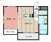 アドヴァンスコート到津の森の間取り画像