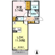 メゾンけやき通りの間取り画像