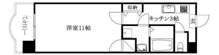 BLESS堀江の間取り画像