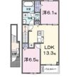 ユーフォリアの間取り画像