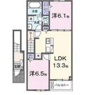 ユーフォリアの間取り画像