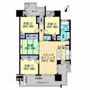 サーパスシティ西古松公園2番館の間取り画像