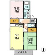 セジュール力石 B棟の間取り画像