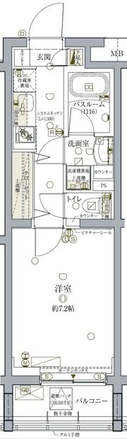 クレヴィスタ池袋ウエストの間取り画像