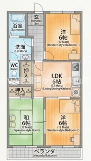 セントール原の間取り画像