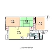 リヴァハイツ二口Ⅰの間取り画像