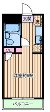 ハイツコスモスの間取り画像