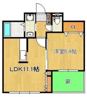 ハーティストK A棟の間取り画像