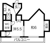 リエス浜松駅南の間取り画像