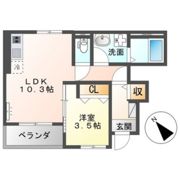 カーム蟹原の間取り画像