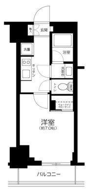 ピアース赤坂の間取り画像