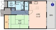 吉田マンションの間取り画像