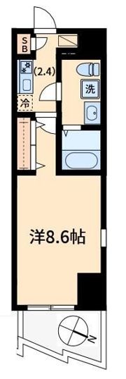 オモチデ扇大橋の間取り画像