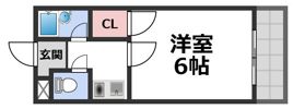 コレクション西田辺の間取り画像