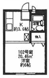 ヴェルドミールmの間取り画像