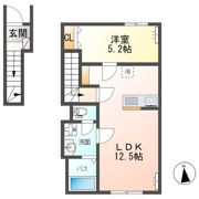 Verseau（ヴェルソー）の間取り画像
