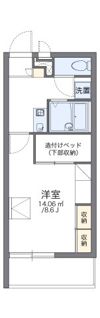 レオパレスわかばの間取り画像