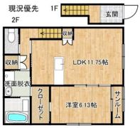 (仮)古志原5丁目新築アパートの間取り画像