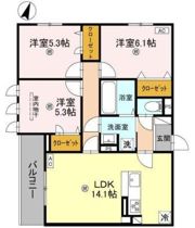 La Maison 高羽町の間取り画像