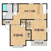 キャッスルハイムBの間取り画像