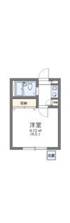 レオパレス相模原第1の間取り画像