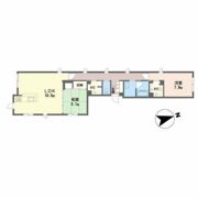 アヴェニール・ラディウ平和大通の間取り画像