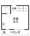 カレッジハイツⅡの間取り画像