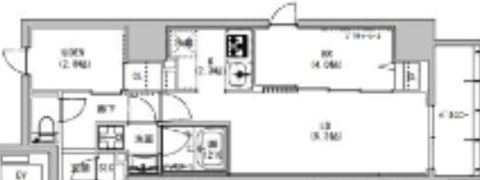 S-RESIDENCE神田avanceの間取り画像