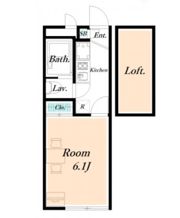 レオパレスSAKUの間取り画像