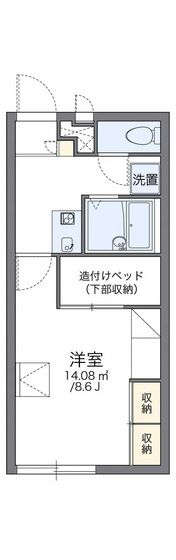 レオパレス総社南 パルの間取り画像