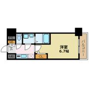 エスリード大阪上本町グリーズの間取り画像