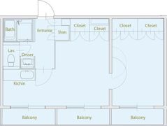 CASA NOAH高峯町の間取り画像