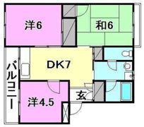 松風ビルの間取り画像
