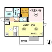 クレスト林 A棟の間取り画像