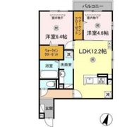 D-ROOM尾長東の間取り画像