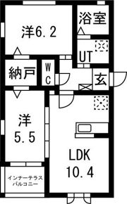 アトラスBの間取り画像