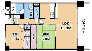 フローラ藤の間取り画像
